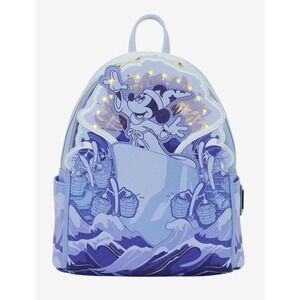 NEW 2025 Loungefly Disney Sorcerer Mickey Mouse Fantasia‎ LIGHT UP Mini Backpack